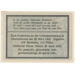 Mechnice (Muchenitz), Zestaw 25, 50 i 75 pf. 1921 (3szt.)