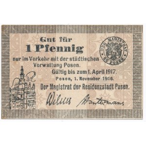 Prowincja Poznańska (Provinz Posen), 1 Pfennig 1916/7
