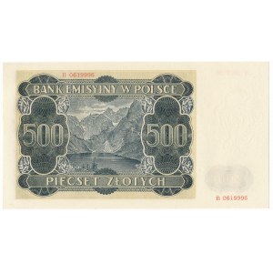 500 złotych 1940 - B -