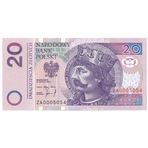 20 złotych 1994 - ZA 0005054 - seria zastępcza