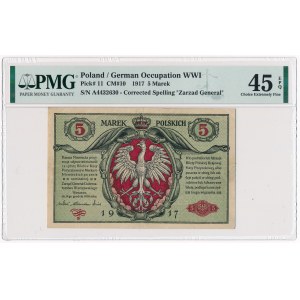 5 marek 1916 Generał Biletów - A - PMG 45 EPQ