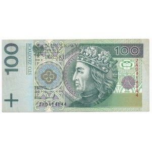 100 złotych 1994 - ZA - seria zastępcza - RZADKA