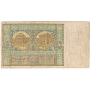 50 złotych 1925 - Ser. P - rzadki banknot