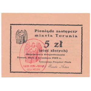 Toruń, 5 złotych 1939