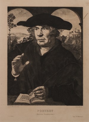 Feliks Jasiński (1862-1901), Portret uczonego - według obrazu Quentina MATSYSA (1466-1530);
