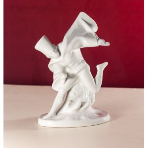 „Janosik”- Figurka, porcelana biała; wys. 22 cm;