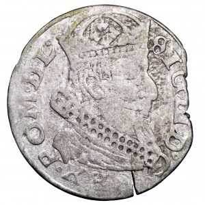Zygmunt III Waza, grosz 1627 Wilno, błąd GORISS