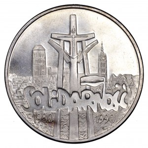 III RP, 100000 zł Solidarność 1991, typ A