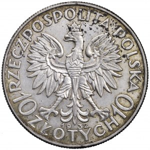 II Rzeczpospolita, 10 złotych Polonia 1932, Londyn