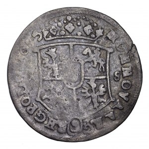 Jan III Sobieski, naśladownictwo orta 1685, srebro bilonowe - rzadkość