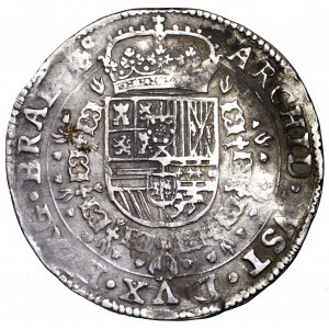 Niderlandy Hiszpańskie, Karol II, patagon 1672, Antwerpia
