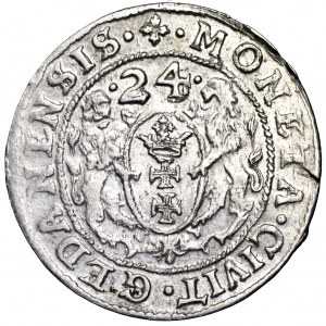 Zygmunt III Waza, ort 1624, Gdańsk, data przebita z 1623