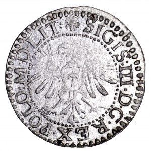 Zygmunt III Waza, grosz 1611, Wilno - piękny