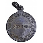 Rosja, medal za stłumienie Powstania Styczniowego 1863-1864, rzadkie