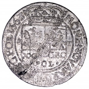 Jan II Kazmierz, tymf 1663 AT, Lwów - rzadszy