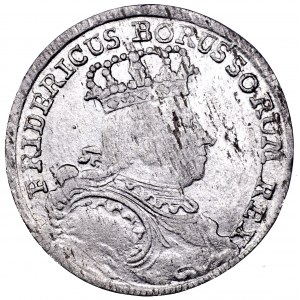 Prusy, szóstak 1756 B, Wrocław- piękne