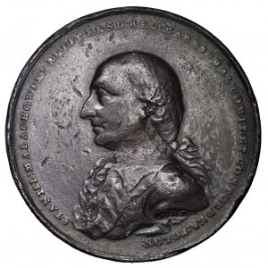 Stanisław Poniatowski, medal Stanisław Małachowski 1790, brąz - rzadkość