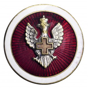 Polska, odznaka ,,Samarytanin Polski 1914-1918, rzadka