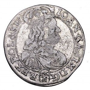 Jan II Kazimierz, szóstak 1667 TLB