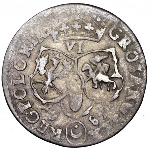 Jan III Sobieski, szóstak 1683 TLB, Bydgoszcz - kropki w TLB
