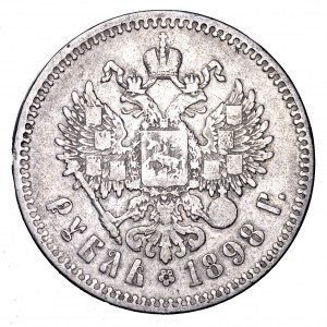 Rosja, Mikołaj II, rubel 1898 ** - Bruksela
