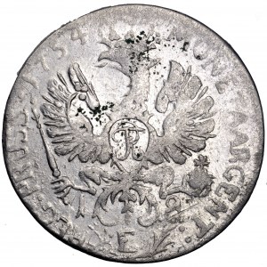 Prusy, Fryderyk Wilhelm, ort 1754 E, Królewiec - rzadki