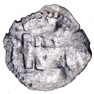 Kazimierz Jagiellończyk, denar ok. 1400, Wilno - Kolumny, rzadki