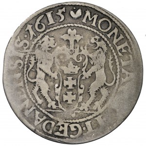 Zygmunt III Waza, ort 1615, Gdańsk - kropka nad łapą niedźwiedzia