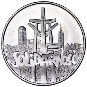 III RP, 100000 zł Solidarność 1991, typ A