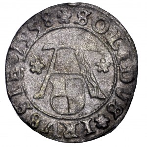 Prusy Książęce, Albrecht Hohenzollern, szeląg 1558, Królewiec