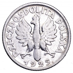II Rzeczpospolita, 1 złoty 1925, Żniwiarka