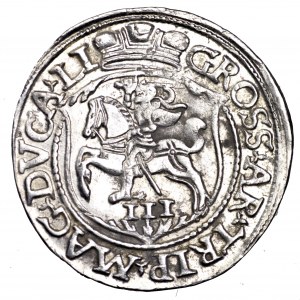 Zygmunt August, trojak 1564, Wilno - piękny