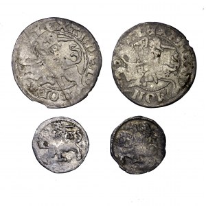 Aleksander Jagiellończyk, zestaw 4 monet srebrnych