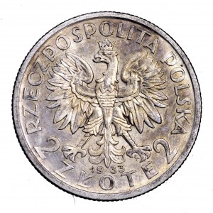 II Rzeczpospolita, 2 złote 1933, Polonia