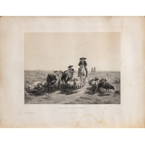 Bonheur Marie-Rosalie, Droga na jarmark, 1856