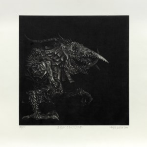 Bożek Kacper  , Bożek z mezzotinty, 2000 