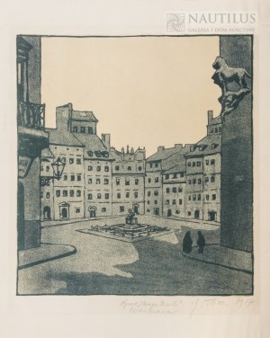 Tom Józef, Warszawa. Rynek Starego Miasta, 1917