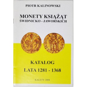 P. Kalinowski, Katalog monet książąt świdnicko-jaworskich 1281-1368