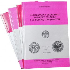 E. Kopicki, Ilustrowany Skorowidz Pieniędzy Polskich 1995, 4 tomy, komplet