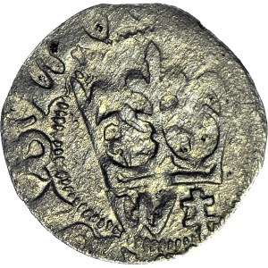 Władysław II Jagiełło, Półgrosz 1412-1414, znak W‡, obcięty na kwartnika