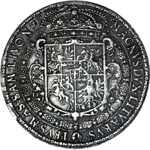 Zygmunt III Waza, 2 talary (Dwutalar) 1617, Bydgoszcz, stara wierna kopia