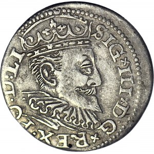 Zygmunt III Waza, Trojak 1595, Ryga