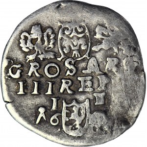 Zygmunt III Waza, Trojak 1601, Lublin, mała głowa