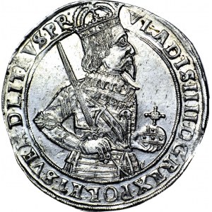Władysław IV Waza, Talar Toruń 1633, najładniejszy znany, MENNICZY, WYŚMIENITY