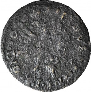 RR-, Jan Kazimierz, Szeląg szeroki 1650/1650 Bydgoszcz, data obustronnie