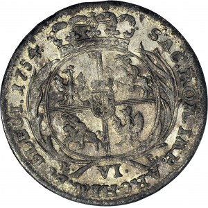 August III Sas, Szóstak 1754