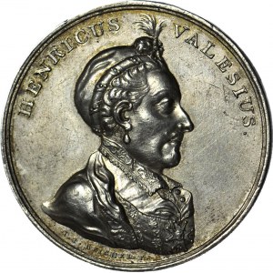 Medal Suity Królewskiej autorstwa J.J. Reichela, Henryk Walezy, galwan