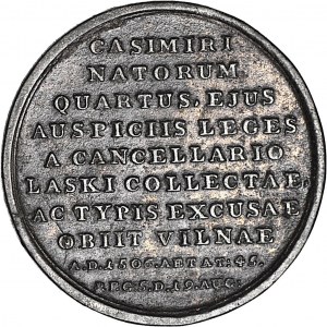 Medal Suity Królewskiej autorstwa Holzhaeussera, Aleksander Jagiellończyk, odlew w żeliwie z huty Białogon