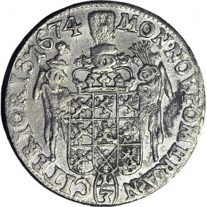 Pomorze, Karol XI, 1/3 talara 1674, Szczecin