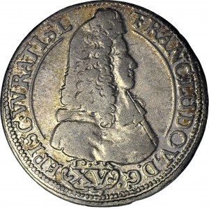 Śląsk, Księstwo Nyskie Biskupów Wrocławskich , Franciszek Ludwik, 15 krajcarów 1694, Nysa
